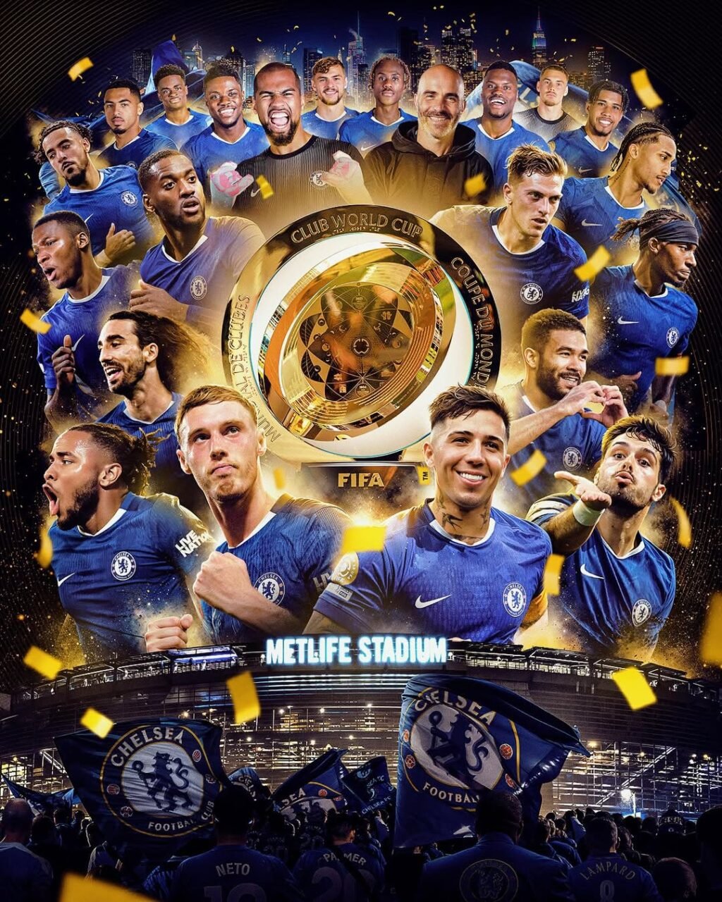 Chelsea angkat trofi FIFA Club World Cup 2025 usai kalahkan PSG 3-0