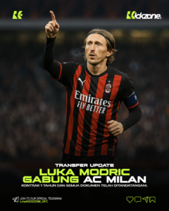 Luka Modrić resmi gabung AC Milan setelah 13 tahun bersama Real Madrid