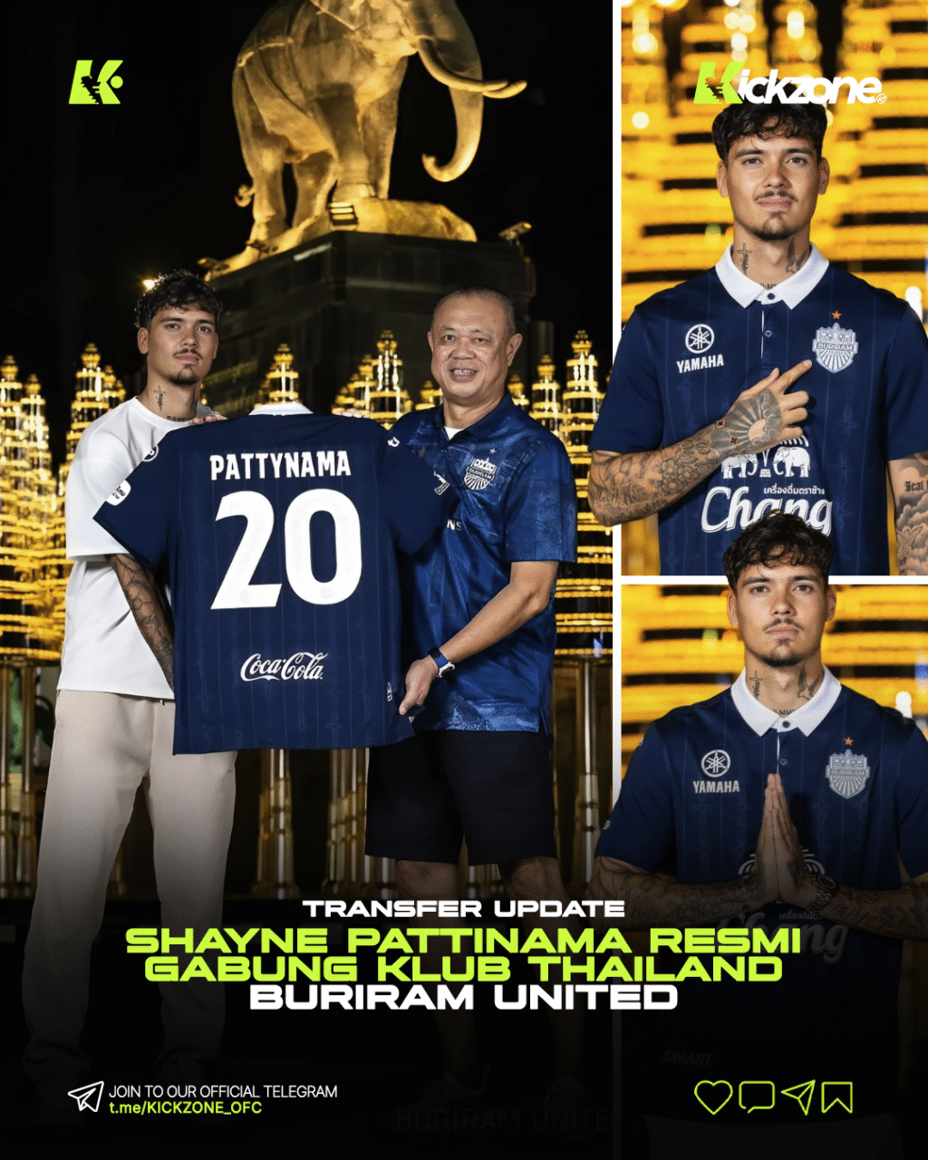 Shayne Pattynama resmi gabung Buriram United untuk musim 2025/2026