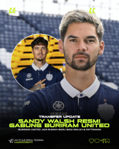 Sandy Walsh resmi gabung Buriram United musim 2025/26