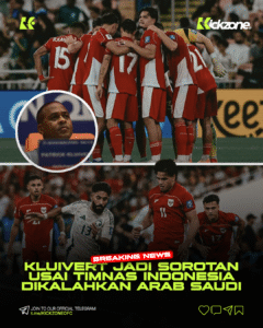 Patrick Kluivert disorot usai Timnas Indonesia kalah 3-2 dari Arab Saudi di kualifikasi Piala Dunia 2026