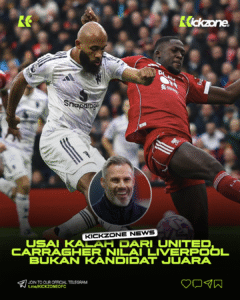 Liverpool Kalah dari Manchester United, Jamie Carragher Nilai The Reds Bukan Kandidat Juara
